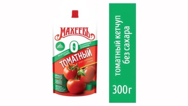 Изображение товара Кетчуп Махеевъ Томатный без сахара и крахмала 300 г