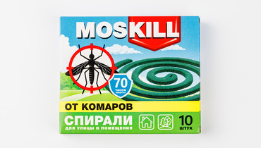 Изображение товара Спирали от летающих насекомых Москилл 10 шт - защита от комаров и насекомых