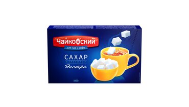 Изображение товара Сахар-рафинад Чайкофский 1 кг прессованный быстрорастворимый