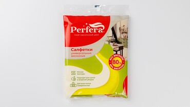 Изображение товара Салфетки вискозные универсальные 3 шт Perfera, 38*30 см