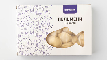 Изображение товара Пельмени рыбные из щуки, 500 г