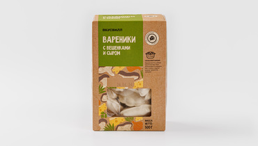 Изображение товара Вареники с вешенками и сыром ВкусВилл 500 г