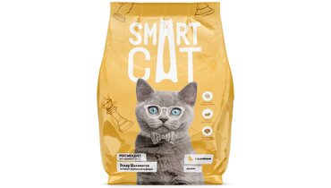 Изображение товара Сухой корм для котят Smart Cat с индейкой и овощами 1,4 кг