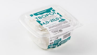Изображение товара Творог Пластовой из цельного молока 350 г ВкусВилл