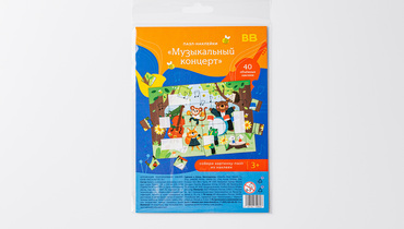 Изображение товара Пазл-наклейки "Музыкальный концерт"