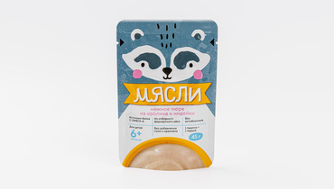 Изображение товара Пюре мясное из кролика и индейки, 45 г