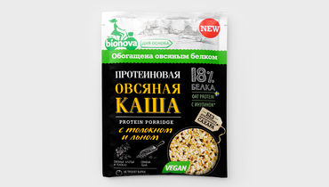 Изображение товара Каша протеиновая "Овсяная" толокно-лён