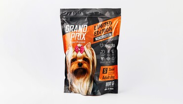 Изображение товара Сухой корм для взрослых собак мелких пород с индейкой Grand Prix 800 г