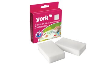Изображение товара Губки меламиновые York для деликатной очистки 2 шт