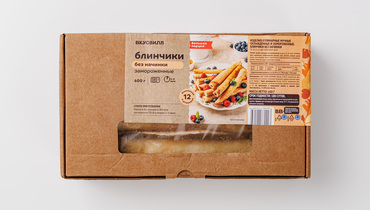 Изображение товара Блинчики без начинки, зам., 600 г
