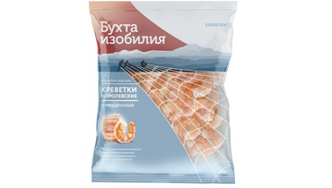 Изображение товара Креветки Бухта Изобилия Королевские очищенные варено-мороженые 300 г