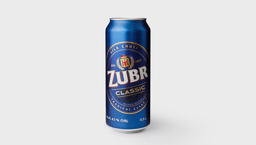 Изображение товара Пиво "Zubr classic" светлое чешское, 500 мл