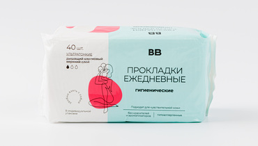 Изображение товара Прокладки гигиенические ежедневные, 40шт