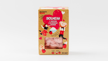 Изображение товара Любмени с творогом и малиновым джемом - сладкий десерт