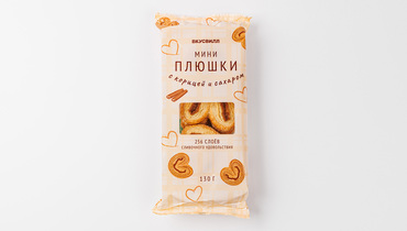 Изображение товара Мини плюшки с корицей и сахаром, 130 г