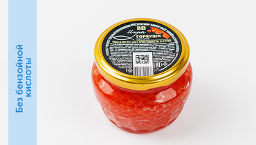 Изображение товара Икра горбуши зернистая 140 г ВкусВилл натуральный продукт без растительного масла