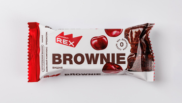 Изображение товара Брауни протеиновое с вишней - шоколадное пирожное с белком и сушёной вишней