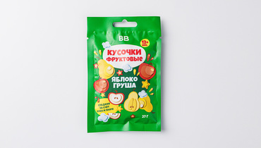 Изображение товара Кусочки фруктовые Яблоко-Груша 27 г - натуральное лакомство