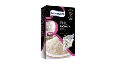 Изображение товара Рис Мистраль Басмати 5 пакетиков по 80 г