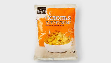 Изображение товара Хлопья кукурузные неглазированные