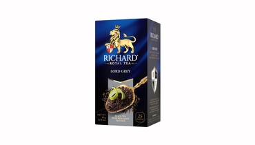 Изображение товара Чай черный Richard Lord Grey с ароматом бергамота пакетированный 25х2 г