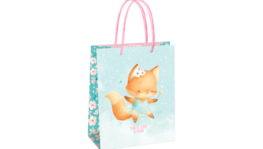 Изображение товара Пакет подарочный Meshu Cute fox 18х23х10 см матовая ламинация