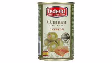 Изображение товара Оливки Federici с семгой 300 г