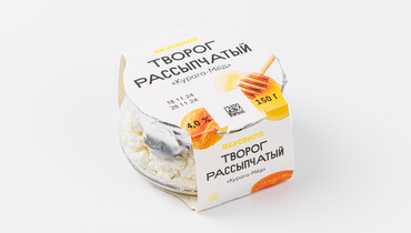 Изображение товара Творог рассыпчатый "Курага-Мед" 4%