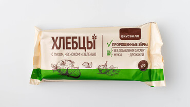 Изображение товара Хлебцы с чесноком и луком