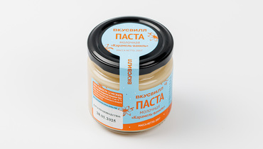 Изображение товара Молочная паста Карамель-ваниль ВкусВилл 200 г натуральный десерт