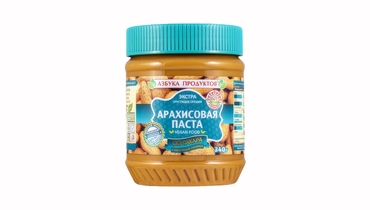 Изображение товара Арахисовая паста Азбука Продуктов без сахара, 340 г с кусочками