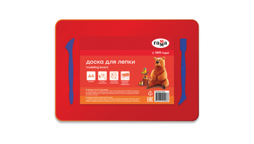 Изображение товара Доска для лепки Гамма А4 с двумя стеклами, безопасная и прочная