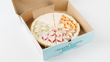 Изображение товара Ассорти чизкейков 1,1 кг ВкусВилл с классическими и фруктовыми вкусами