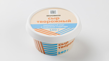 Изображение товара Творожный сыр ВкусВилл 140 г натуральный кремообразный продукт