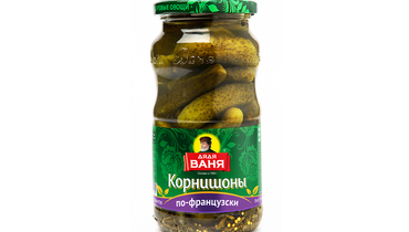 Изображение товара Огурцы Дядя Ваня корнишоны по-французски с/б 460 г