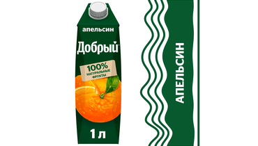 Изображение товара Нектар Добрый Апельсин 1 л