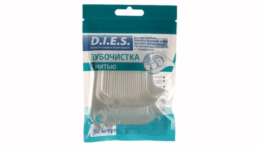 Изображение товара Зубочистки D.I.E.S с нитью 30 шт