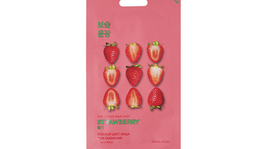 Изображение товара Маска тканевая Holika Holika Pure Essence Sheet Strawberry освежающая 23 мл 1 шт
