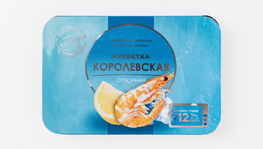 Изображение товара Креветки Королевские в заливке, 600 г, ВкусВилл, Россия