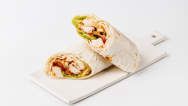 Изображение товара Шаурма с курицей и соусом Гриль от ВкусВилл, свежие овощи, 230 г