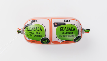 Изображение товара Колбаса 'Классика растительная' от ВкусВилл - 300 г