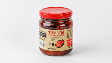 Изображение товара Вяленые томаты в масле ВкусВилл 240 г — натуральная закуска и ингредиент