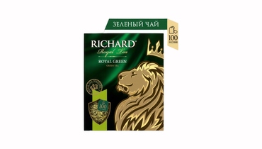 Изображение товара Чай зеленый Richard Royal Green пакетированный 100х2 г