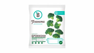 Изображение товара Капуста брокколи замороженная 400 г Планета Витаминов