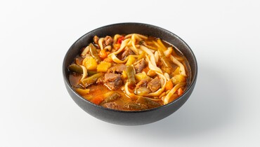 Изображение товара Лагман с говядиной с ржаной гренкой ФК