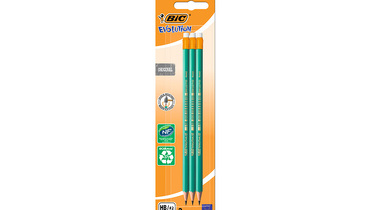 Изображение товара Карандаш чернографитный Bic Evolution блистер 3 шт