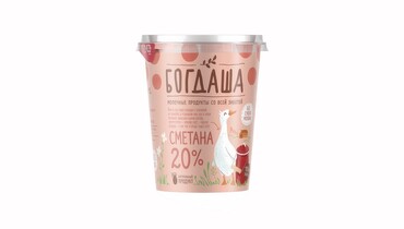 Изображение товара Сметана Богдаша 20% 300 г