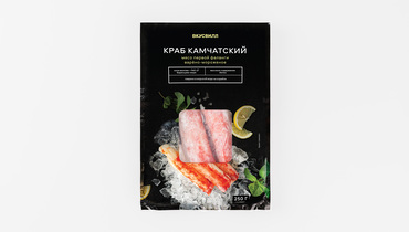 Изображение товара Краб камчатский мяса первой фаланги варено-мороженое 250 г