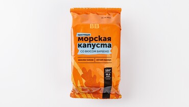 Изображение товара Морская капуста хрустящая со вкусом барбекю, 10 г