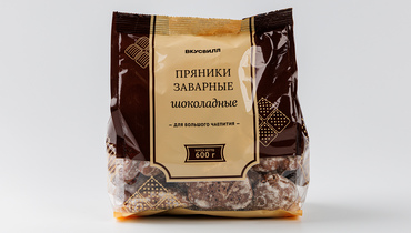 Изображение товара Пряники шоколадные, 600г